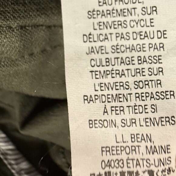 L.L.Bean Favorite Fit Women's Corduroy Pants SZ 18 Olive Green EUC Fall Outdoors - Picture 6 of 9